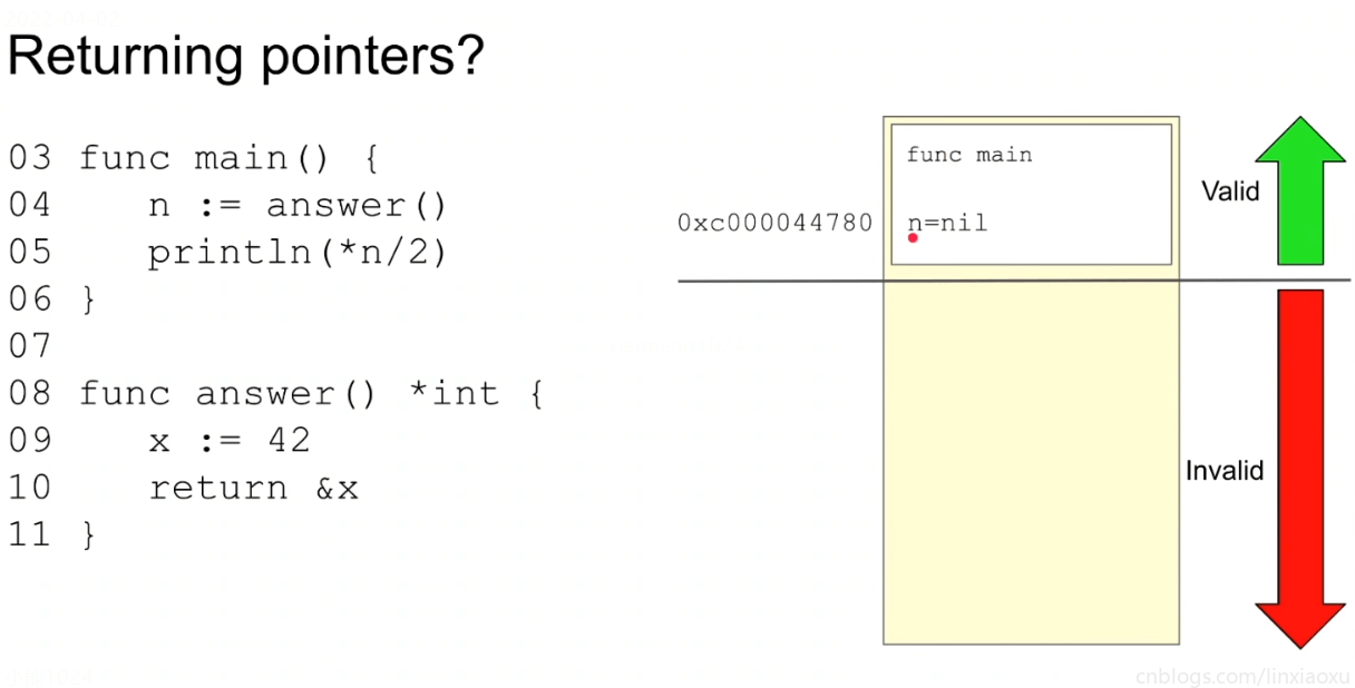 GopherCon SG 2019 "Understanding Allocations" 学习笔记