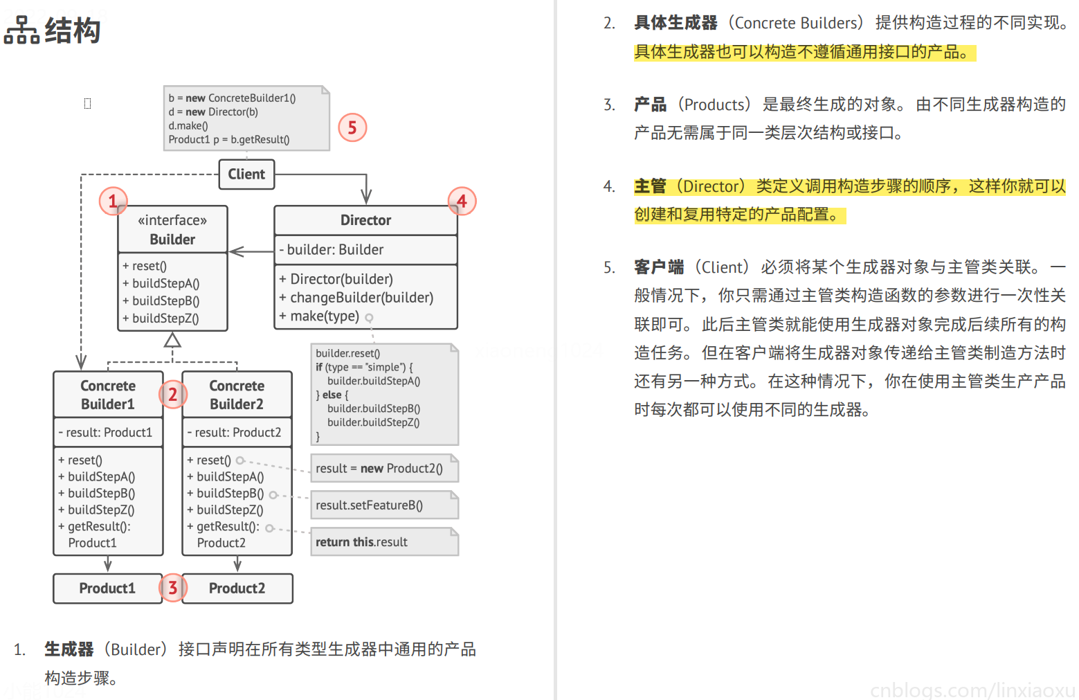 我的设计模式之旅、11 生成器（建造者）模式